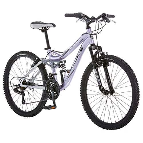 Mongoose R3577 Girl's Maxim Full Suspension Bicycle (24-Inch)